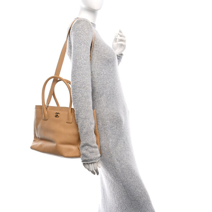 Chanel Calfskin Cerf Executive Shopper Tote Beige 2 of 13