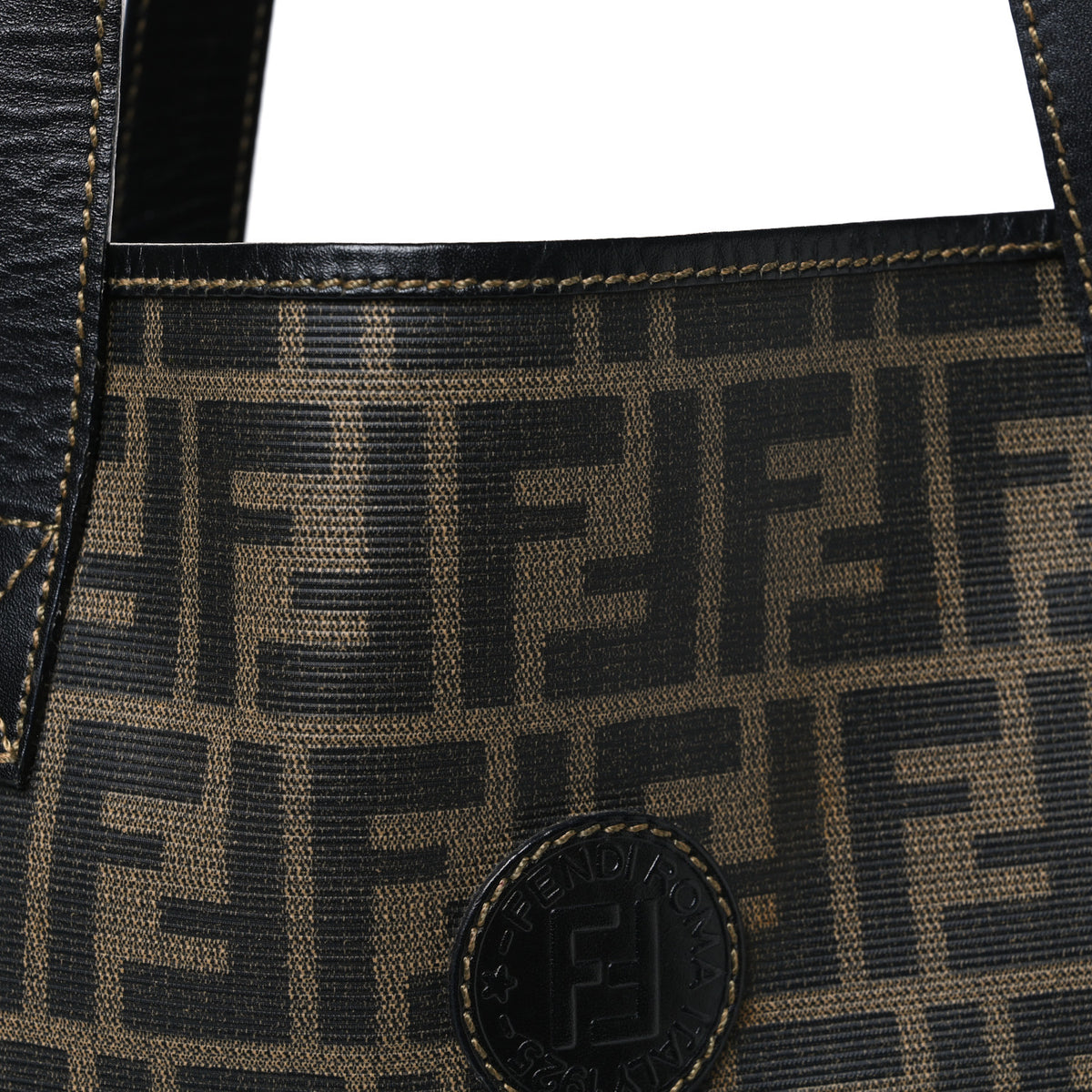 Fendi Zucca Shopping Tote Tobacco 8 of 12
