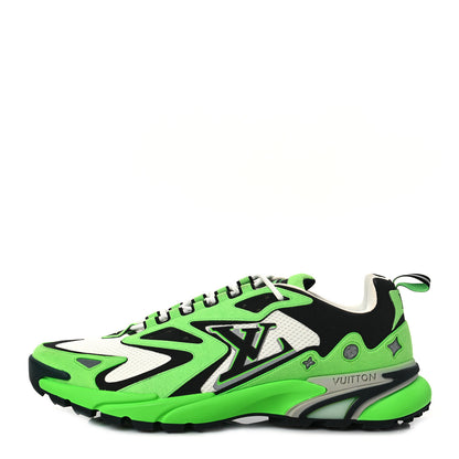 Louis Vuitton Mesh Suede Mens LV Runner Tatic 11 Green 1 of 15