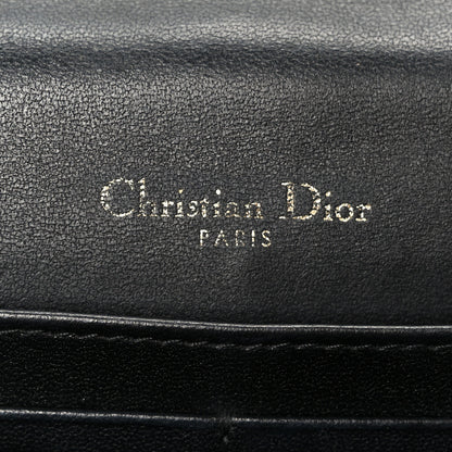 Christian Dior Lambskin Cannage Chain My Dior Daily Chain Pouch Black 6 of 11