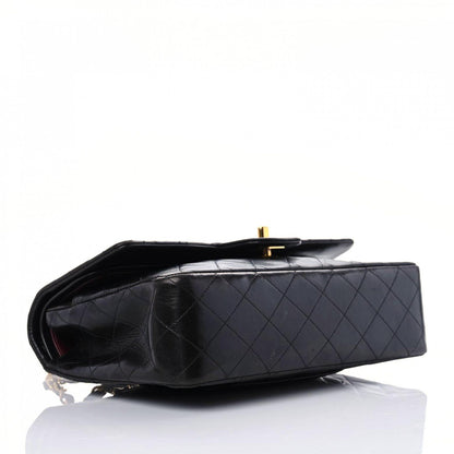 Chanel Lambskin Quilted Medium Double Flap Black 4 of 21