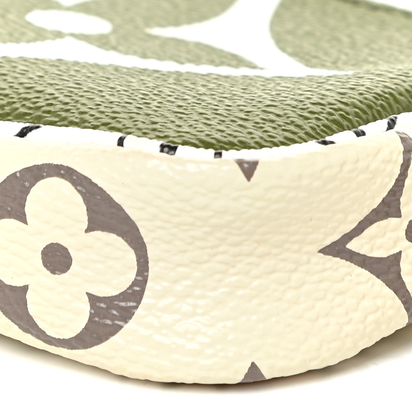 Monogram Giant Micro Pochette Accessories Kaki White