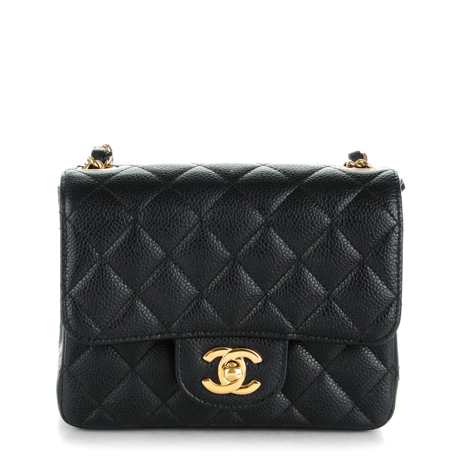 Chanel Caviar Quilted Mini Square Flap Black 1 of 8