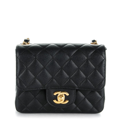Chanel Caviar Quilted Mini Square Flap Black 1 of 8