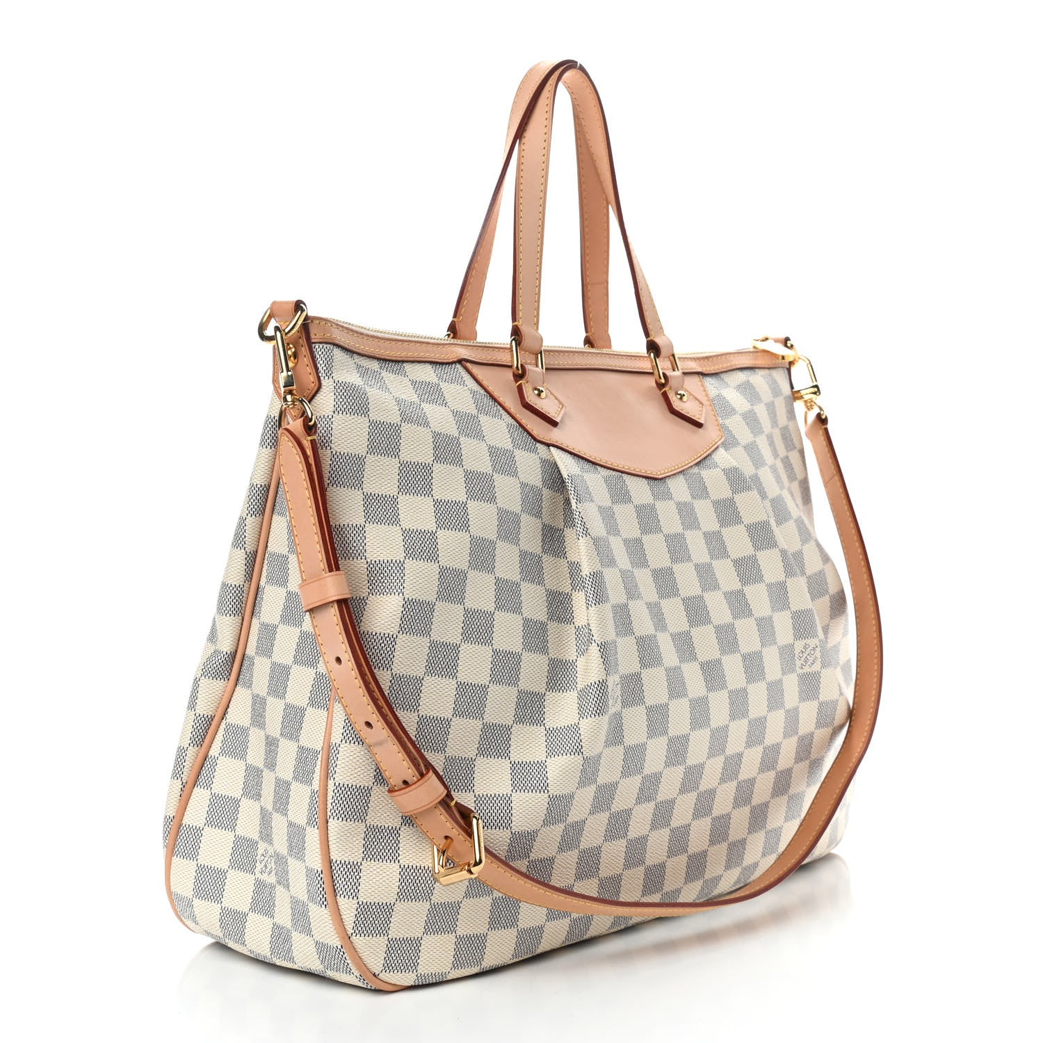 Louis Vuitton Damier Azur Siracusa GM 3 of 10