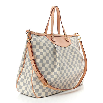 Louis Vuitton Damier Azur Siracusa GM 3 of 10