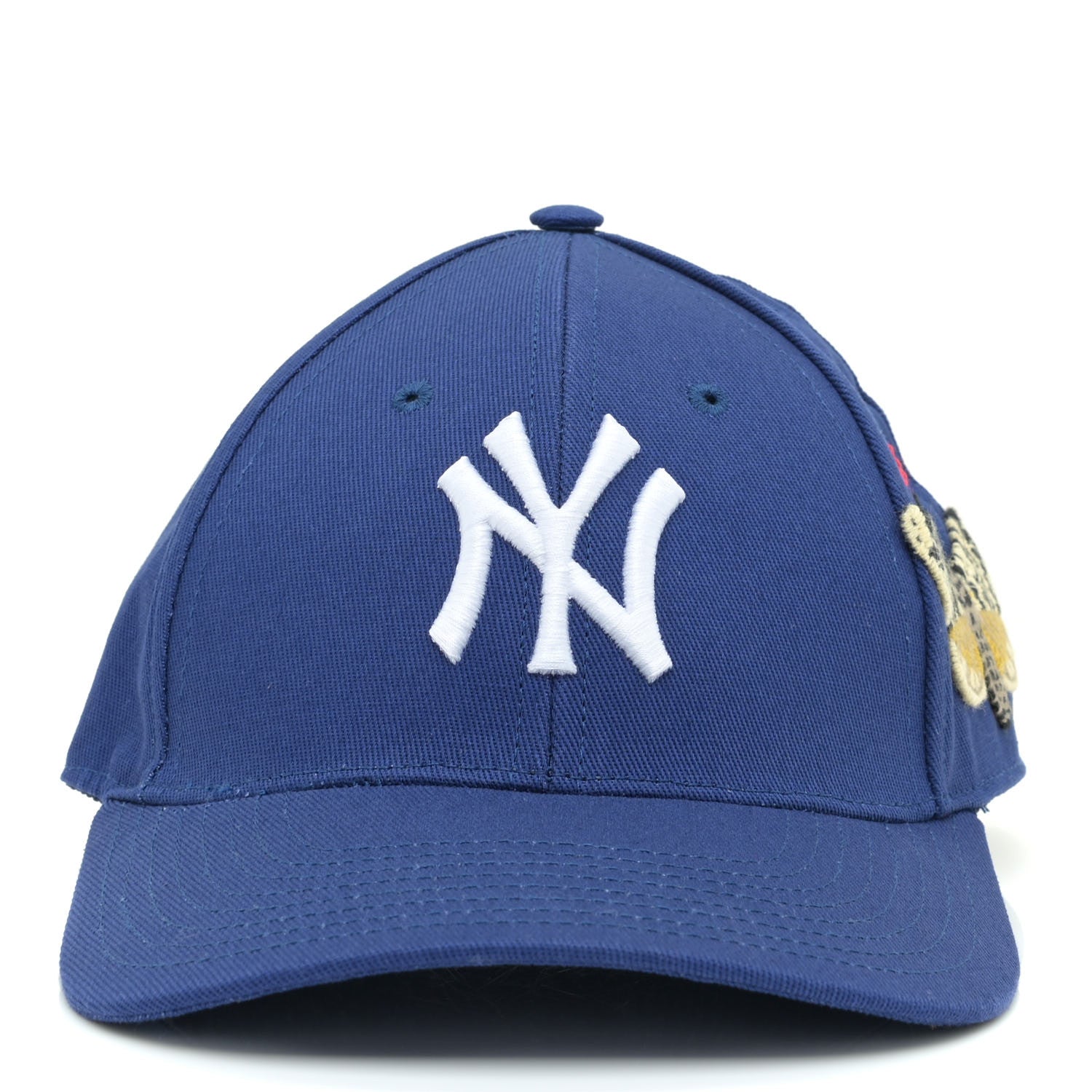 Gucci X MLB Cotton NY Yankees Baseball Hat 57-61 Blue 3 of 6