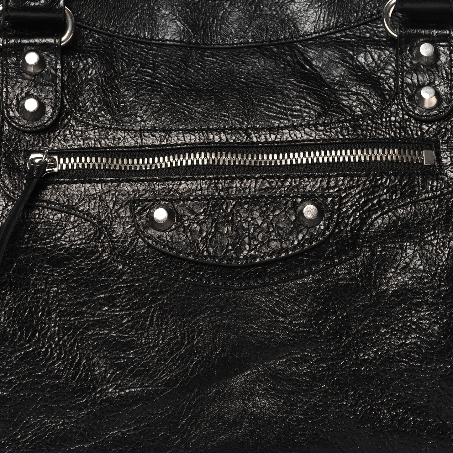 Agneau Arena Silver Hardware Medium Le City Black