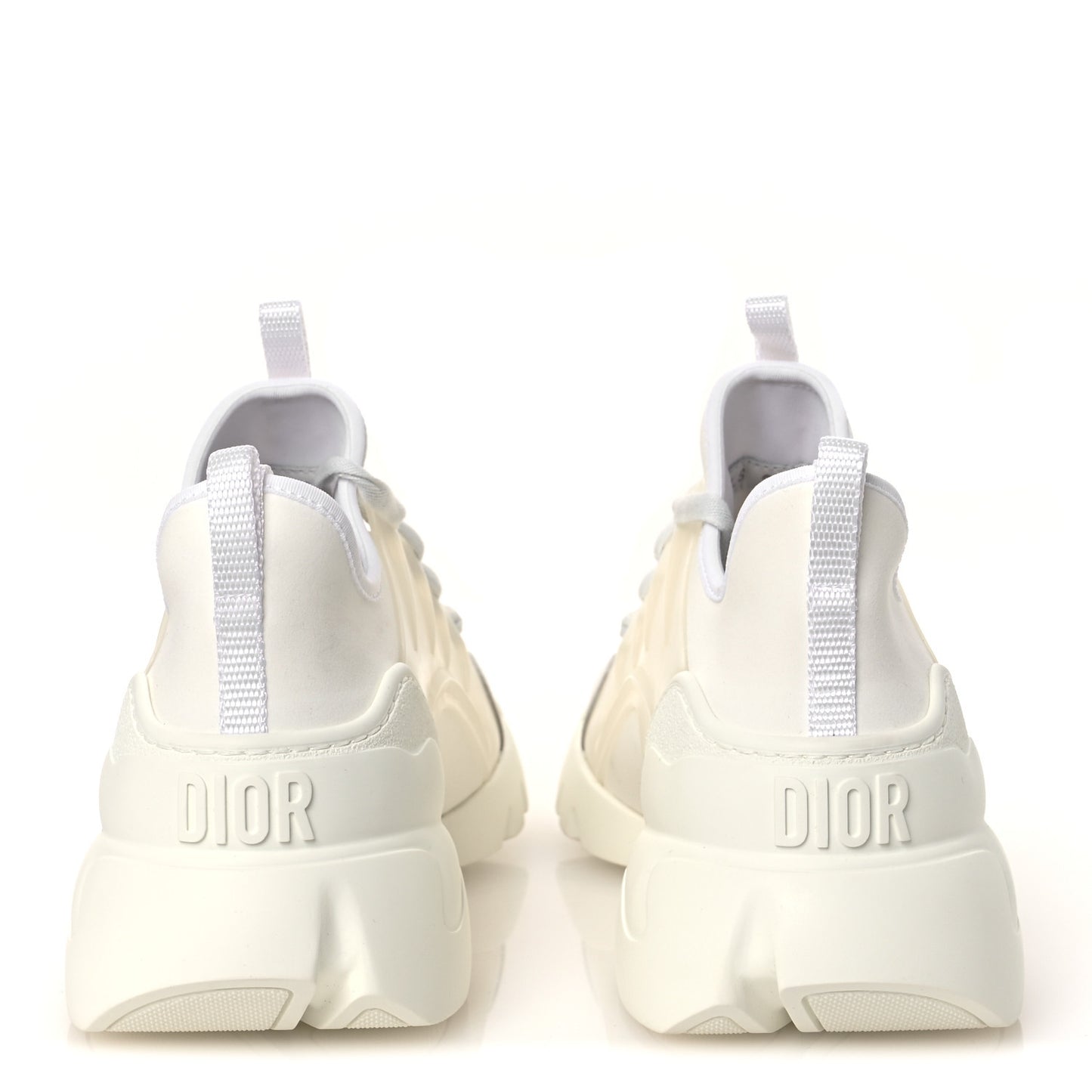 Technical Fabric Rubber Womens D-Connect Sneakers 39.5 White