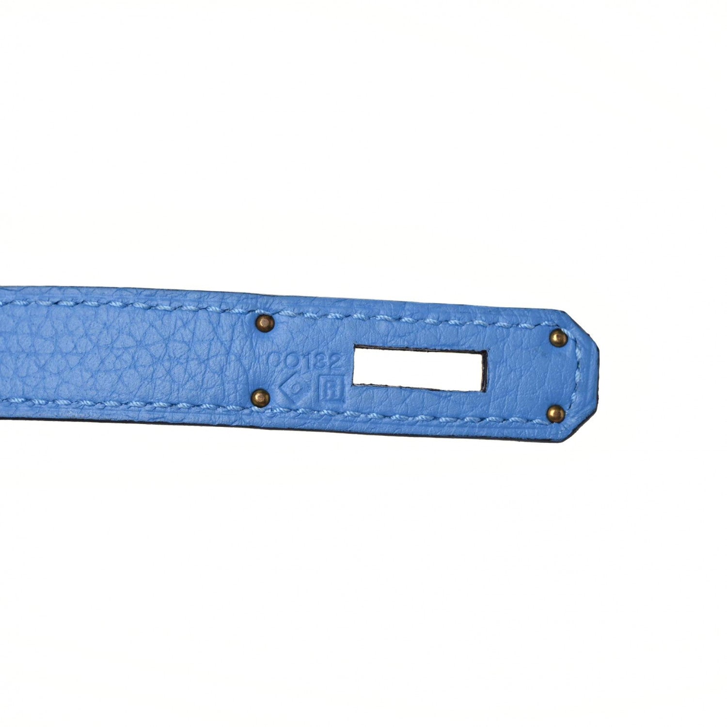 Hermes Togo Kelly Retourne 35 Bleu Paradis 12 of 12