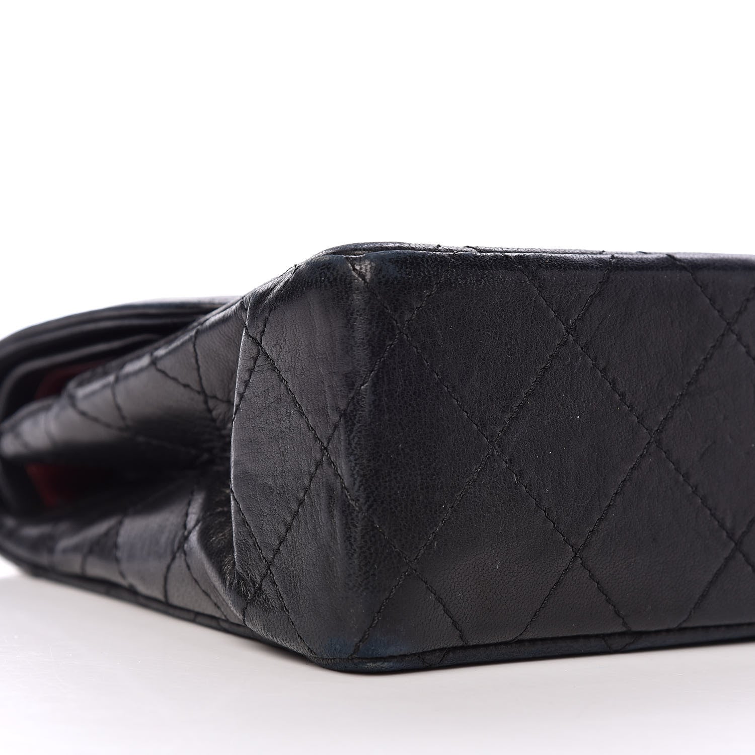 Chanel Lambskin Quilted Medium Double Flap Bag Black 6 of 11