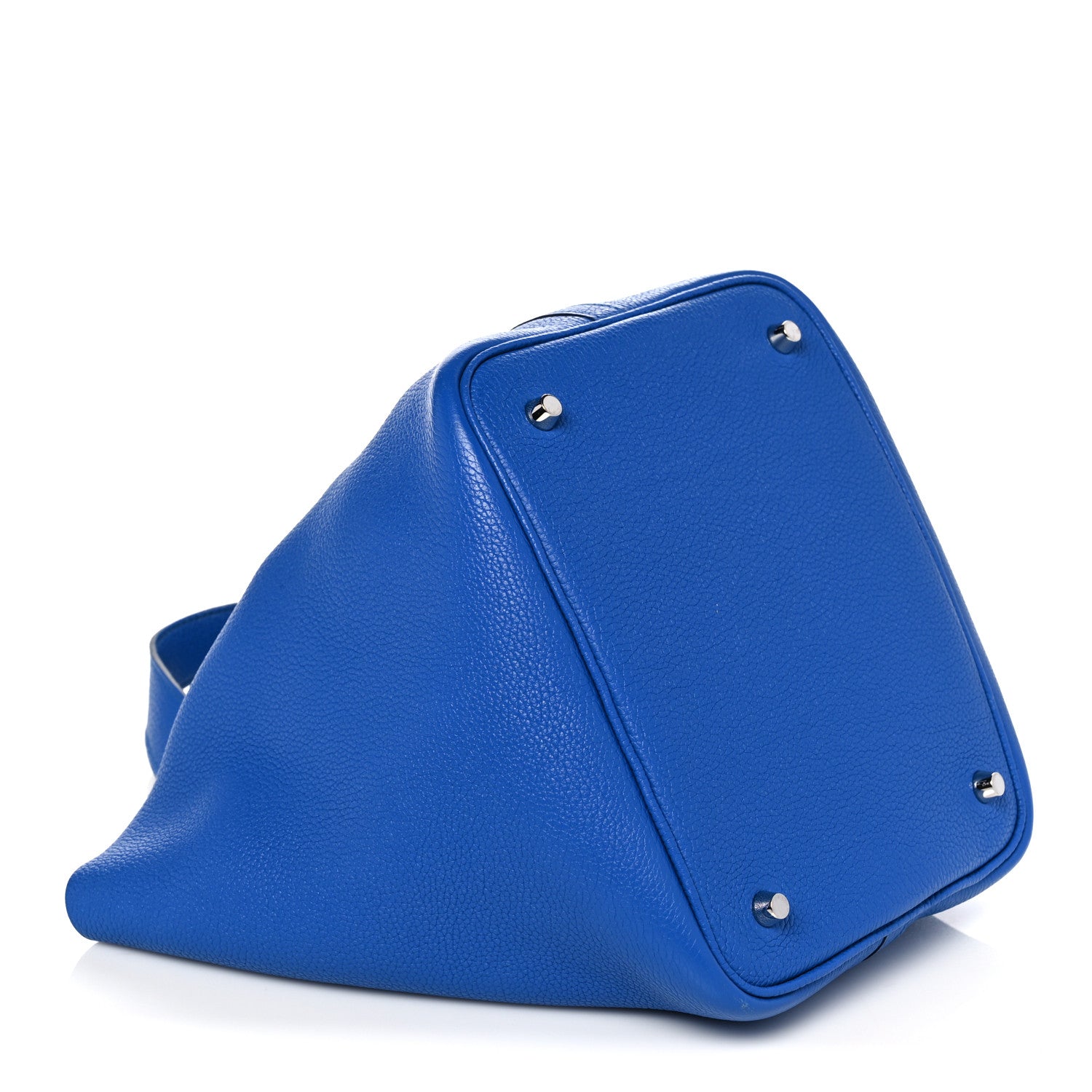 Hermes Taurillon Maurice Picotin Lock 22 MM Bleu Zellige 4 of 11