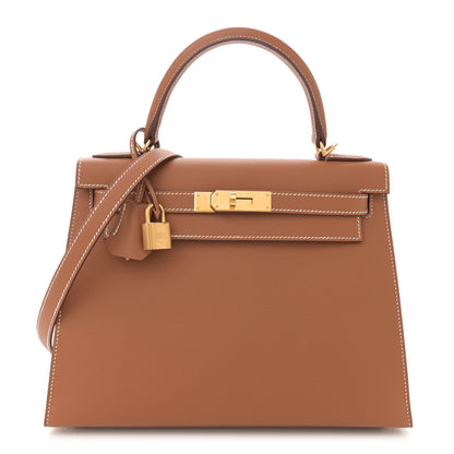 Hermes Epsom Kelly Sellier 28 Gold 1 of 11
