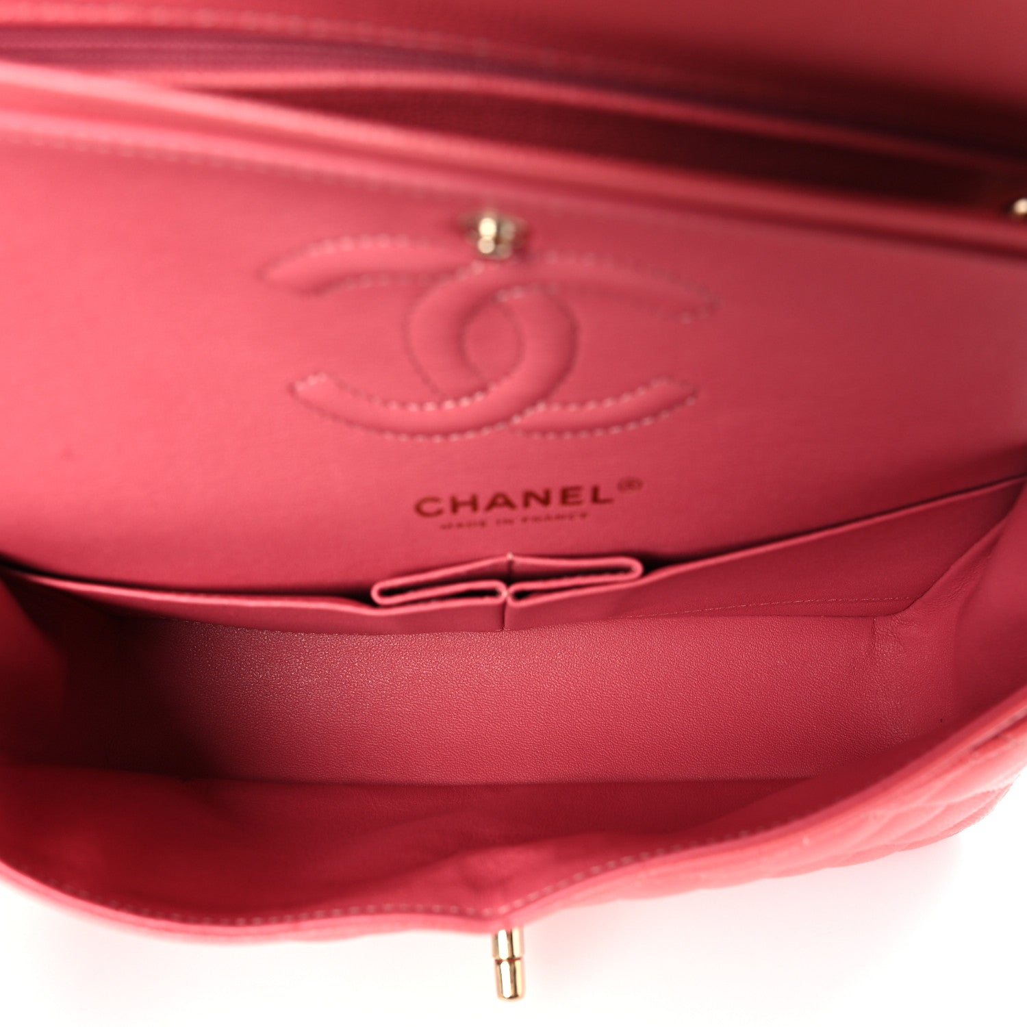 Chanel Caviar Quilted Small Double Flap Pink 5 of 9
