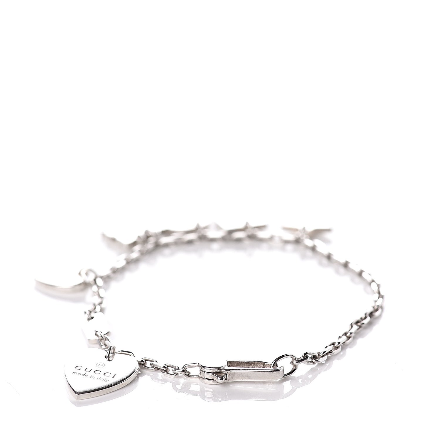 Sterling Silver Trademark Charm Bracelet