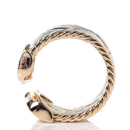 Cartier 18K Yellow Gold Diamond C De Ring 51 5.75 5 of 6