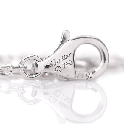 Cartier 18K White Gold Diamond SM D'Amour Bracelet 4 of 4