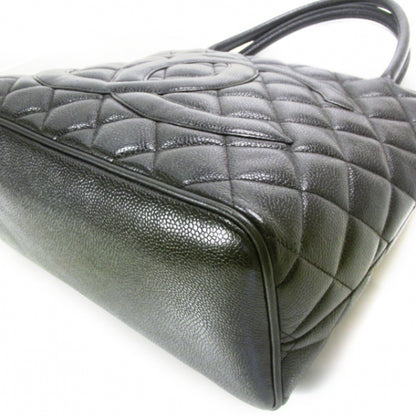 Chanel Caviar Medallion Tote Black 5 of 11