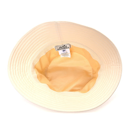 Hermes Cotton Gene Sunshine Bucket Hat 56 Ecru 7 of 8