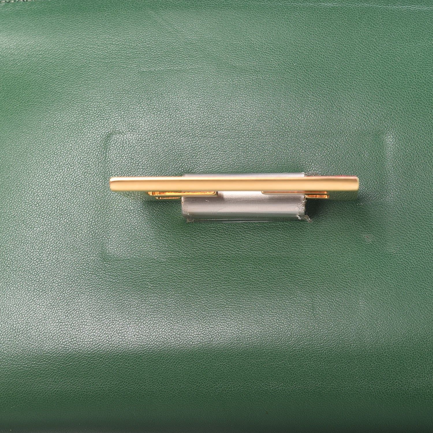 Fendi Nappa Flap Bag Green 8 of 13