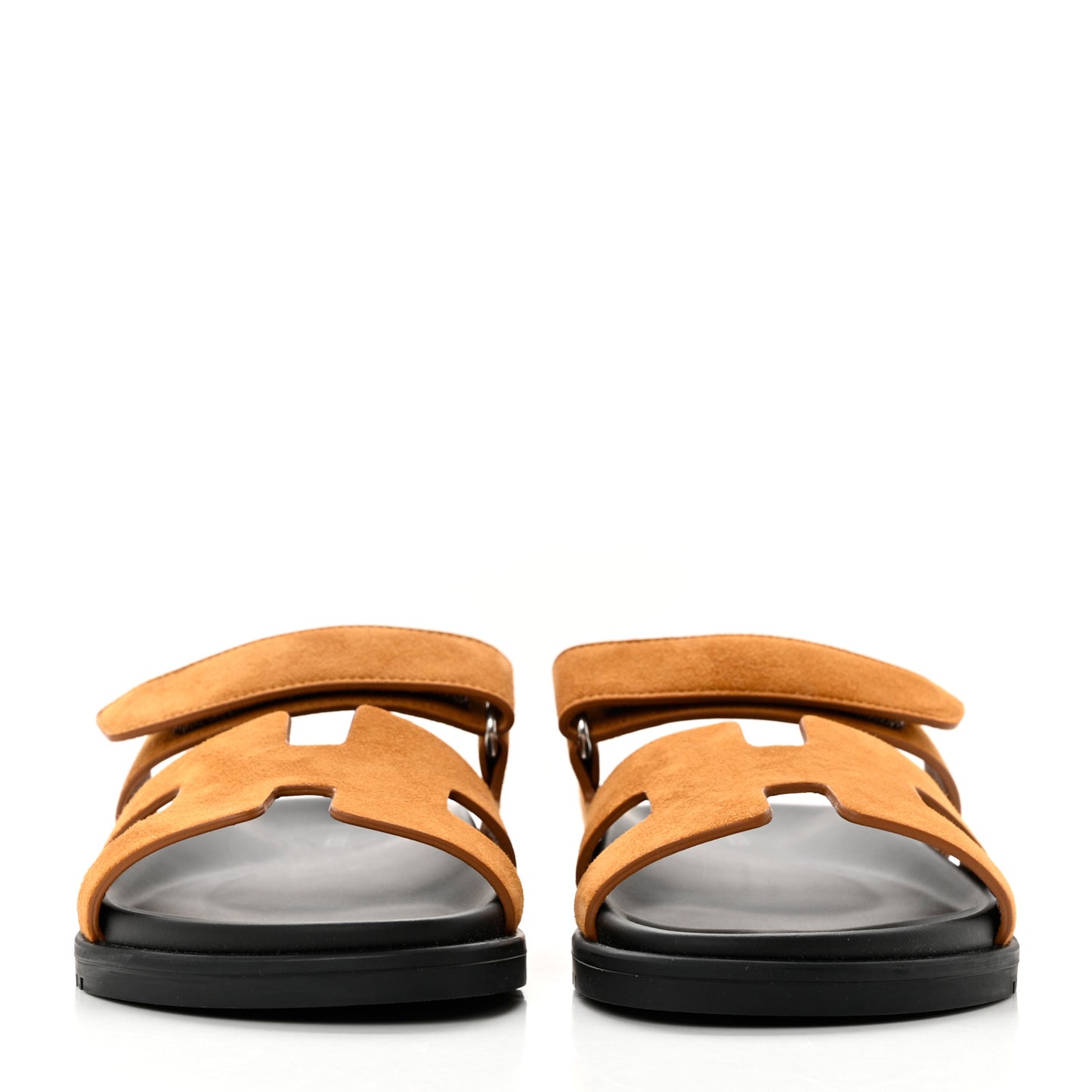 Suede Goatskin Womens Chypre Sandals 37.5 Naturel