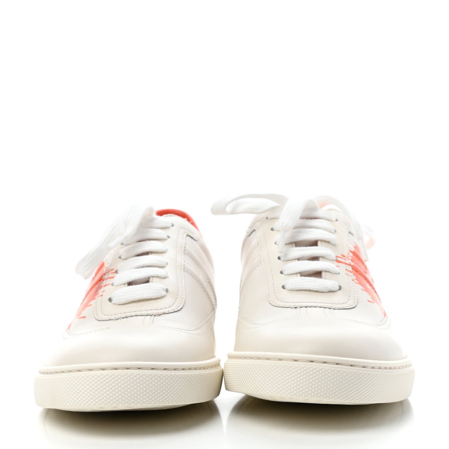 Swift Printed Peinture Fraiche Quicker Sneakers 37.5 White Orange
