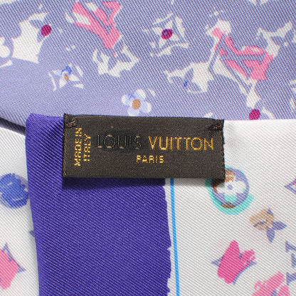 Louis Vuitton Silk Monogram Splash Bandeau 5 of 6