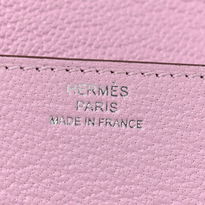 Hermes Chevre Mysore Roulis Slim Wallet Mauve Sylvestre 6 of 7