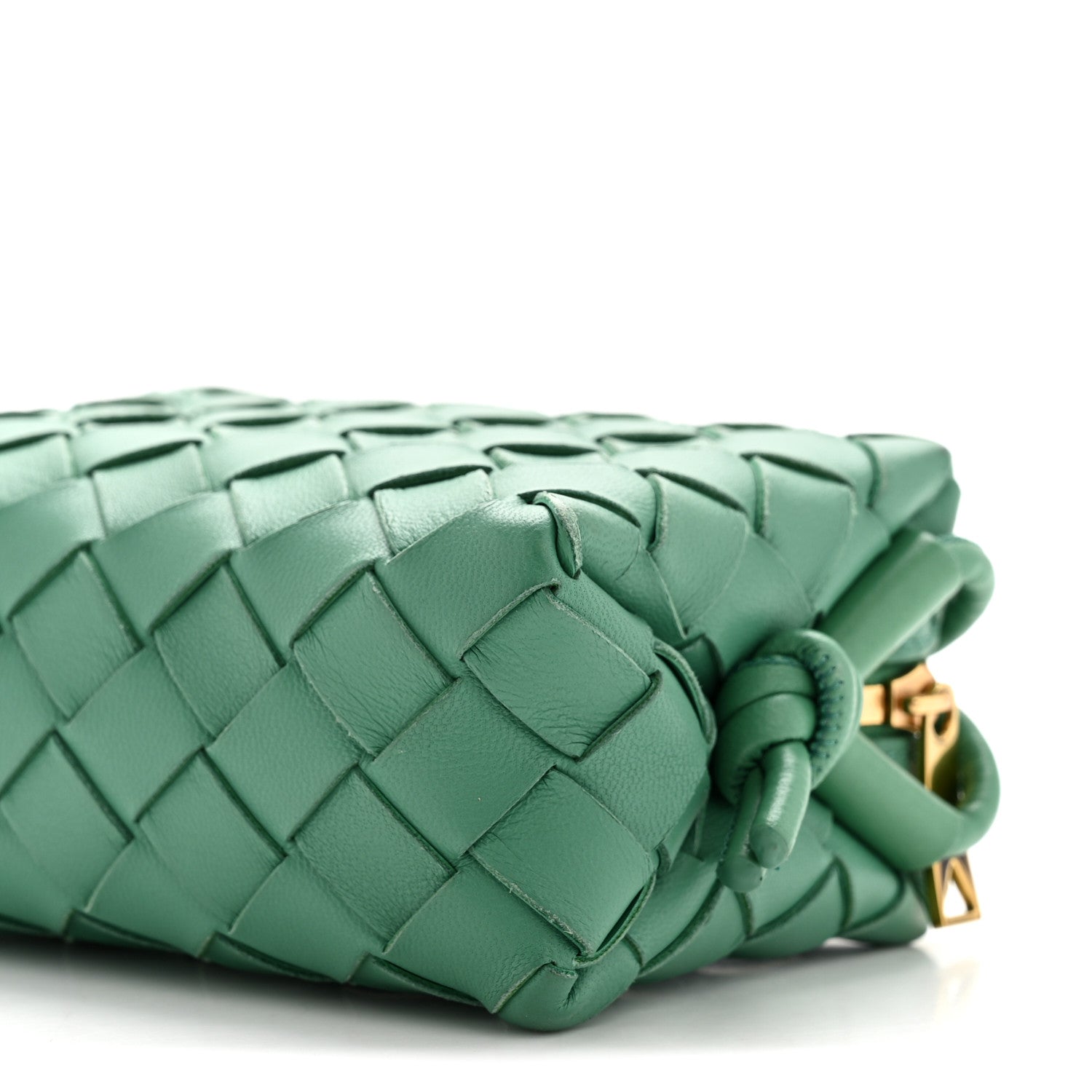 Bottega Veneta Nappa Intrecciato Candy Loop Camera Bag Mermaid 9 of 12