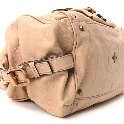 Chloe Calfskin Paddington Front Pocket Tote Creme 9 of 10