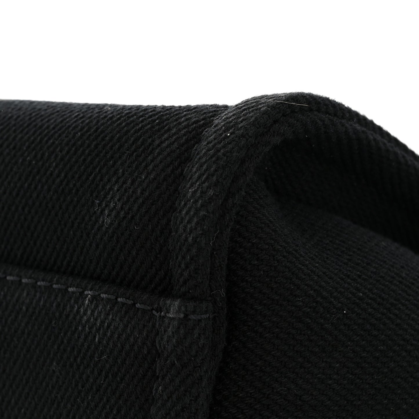 Canvas Pearl Medium Deauville Tote Black