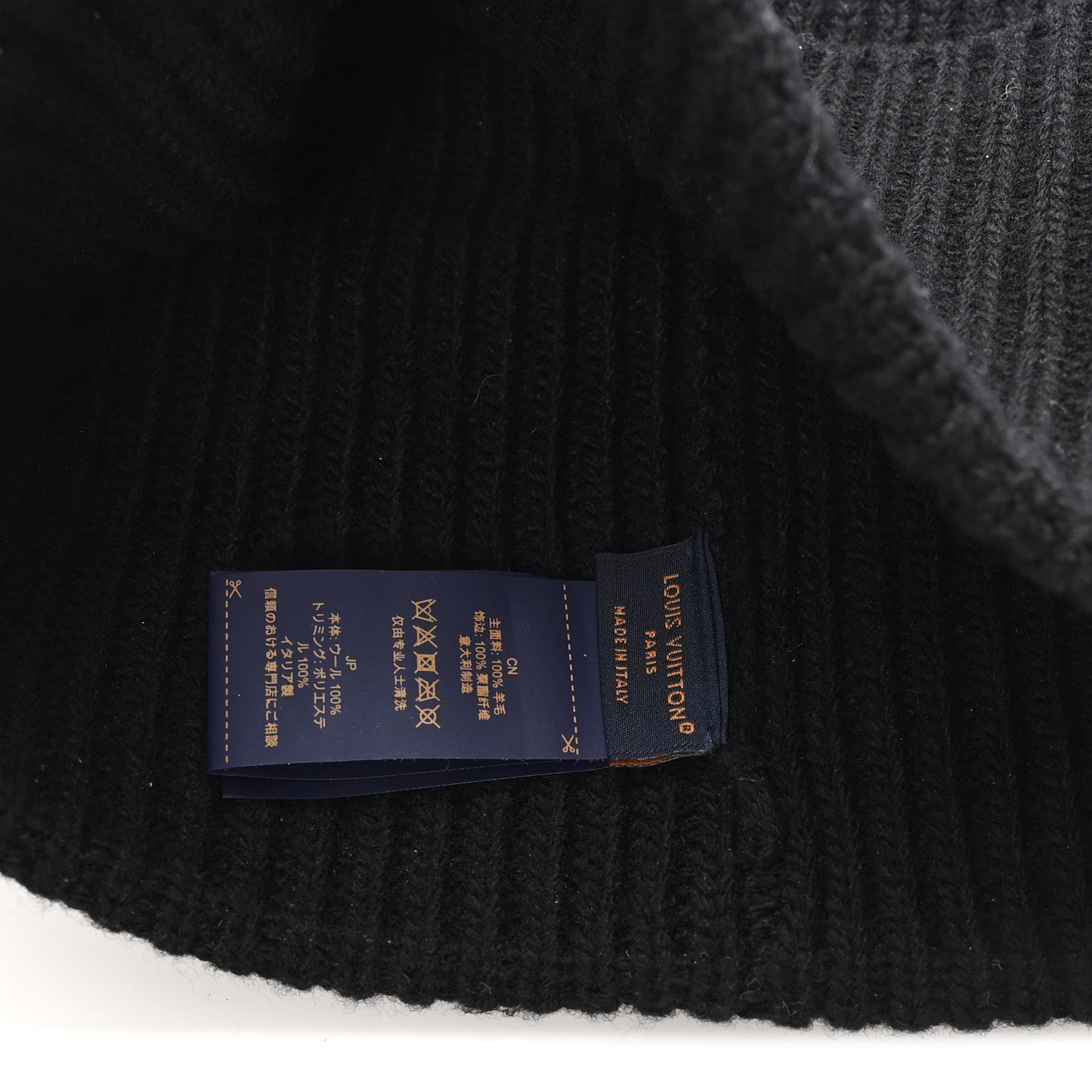 Louis Vuitton Wool LV Headline Beanie Hat Black 1883266 – FASHIONPHILE