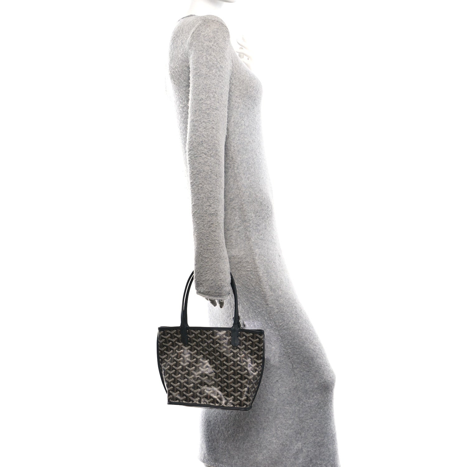 Goyard Goyardine Reversible Mini Anjou Black 2 of 17