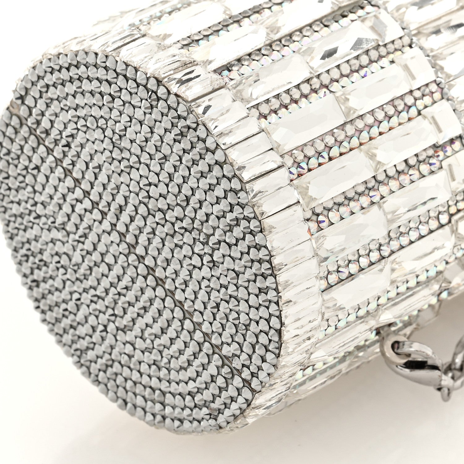 Judith Leiber Crystal Lipstick Pinkie Clutch 9 of 10