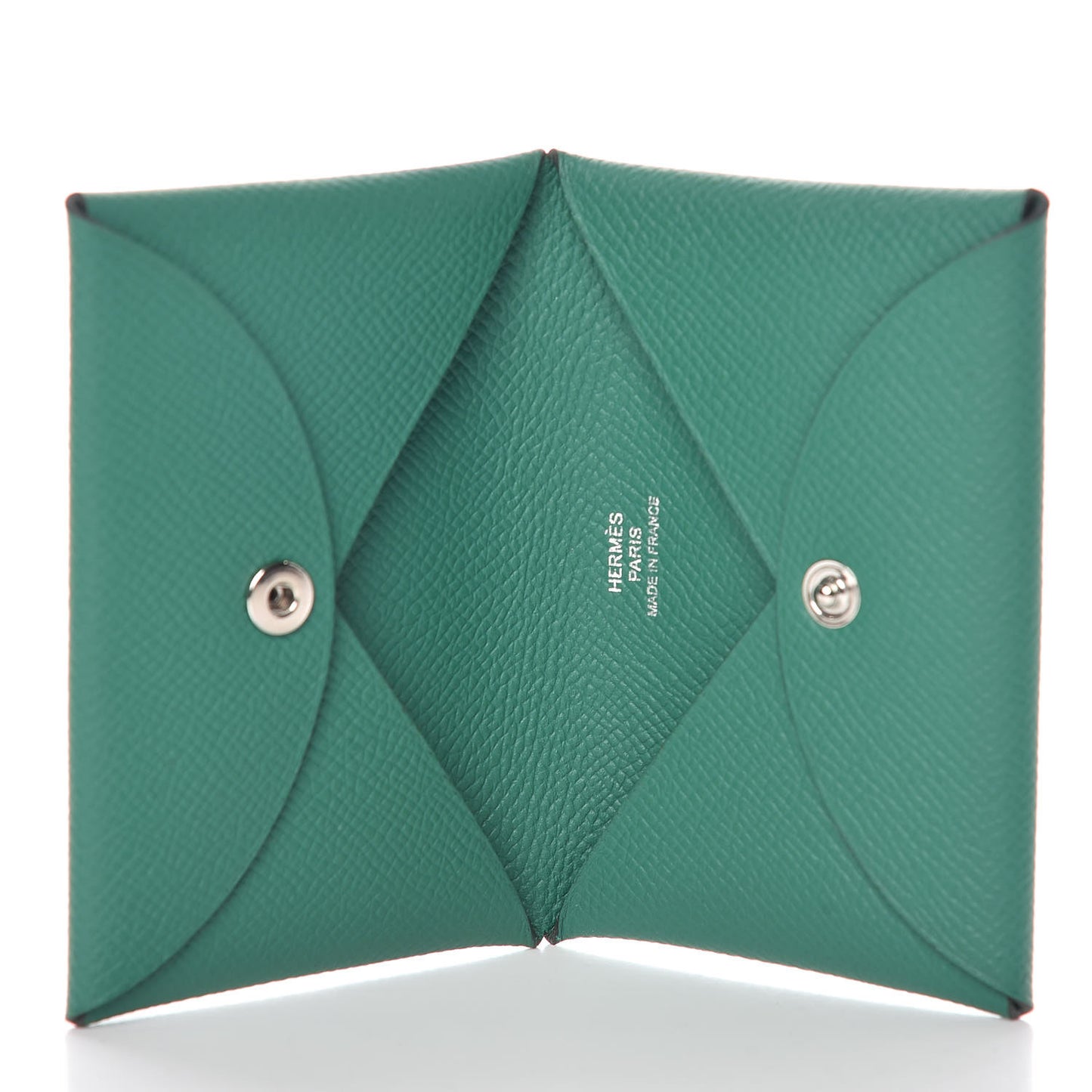 Epsom Calvi Card Case Vert Vertigo