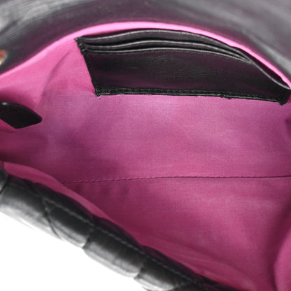 Christian Dior Lambskin Cannage Milly La Foret Shoulder Bag Black 5 of 11