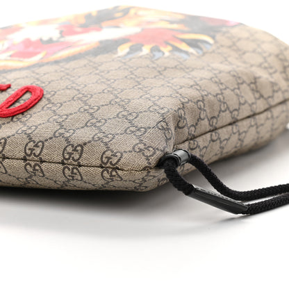 Gucci GG Supreme Monogram Angry Cat Drawstring Backpack 9 of 9