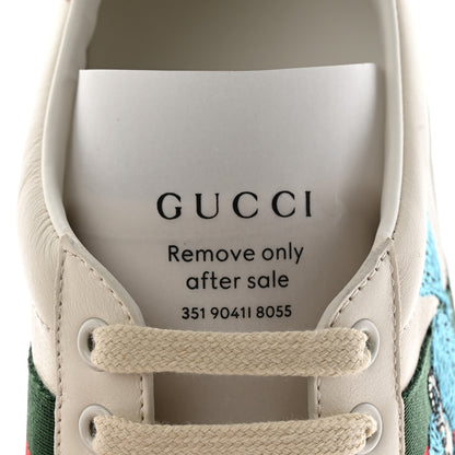 Gucci X FREYA HARTAS Calfskin Miro Soft Web Mythical Creature Embroidered Mens Ace Sneakers 6 New Mystic White 10 of 13
