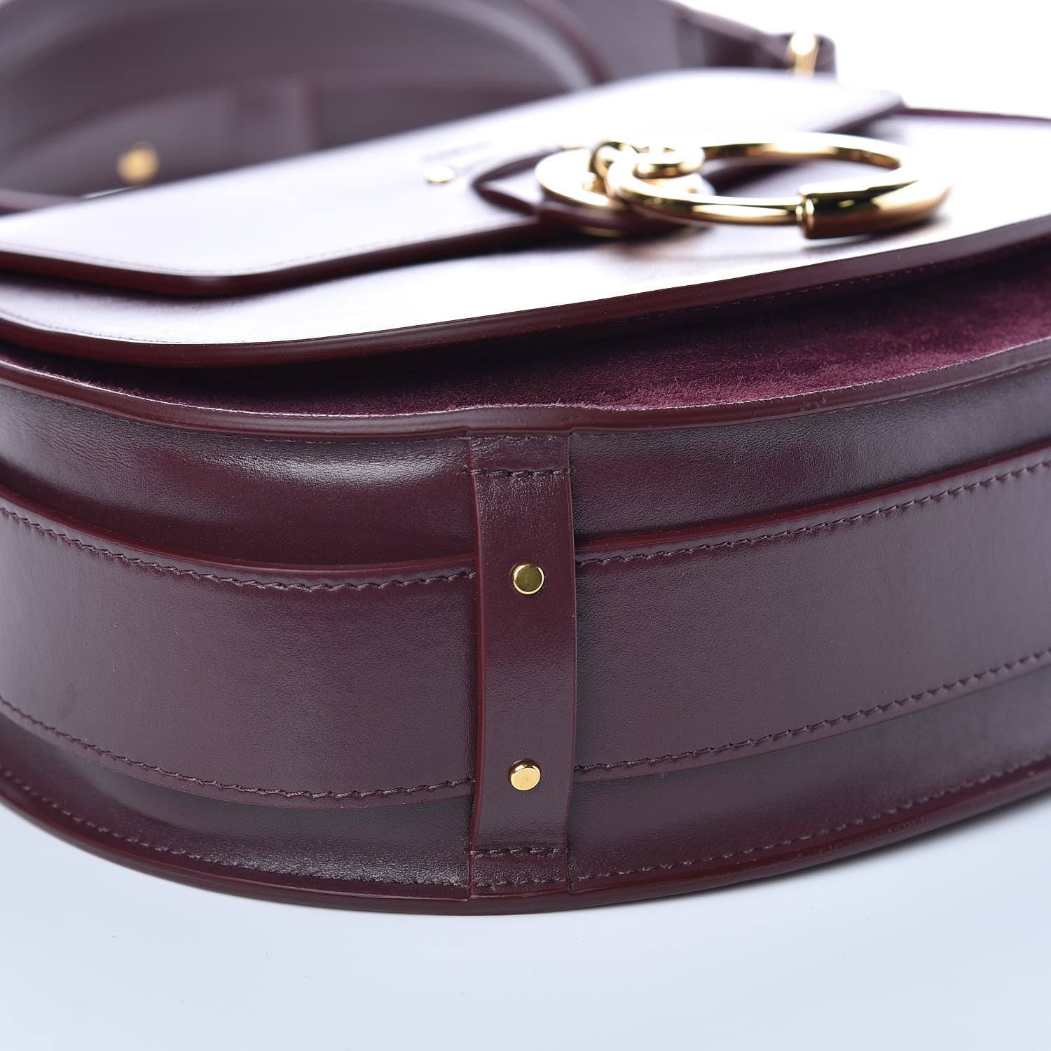 Chloe Calfskin Large Tess Bag Burnt Brown 7 of 8