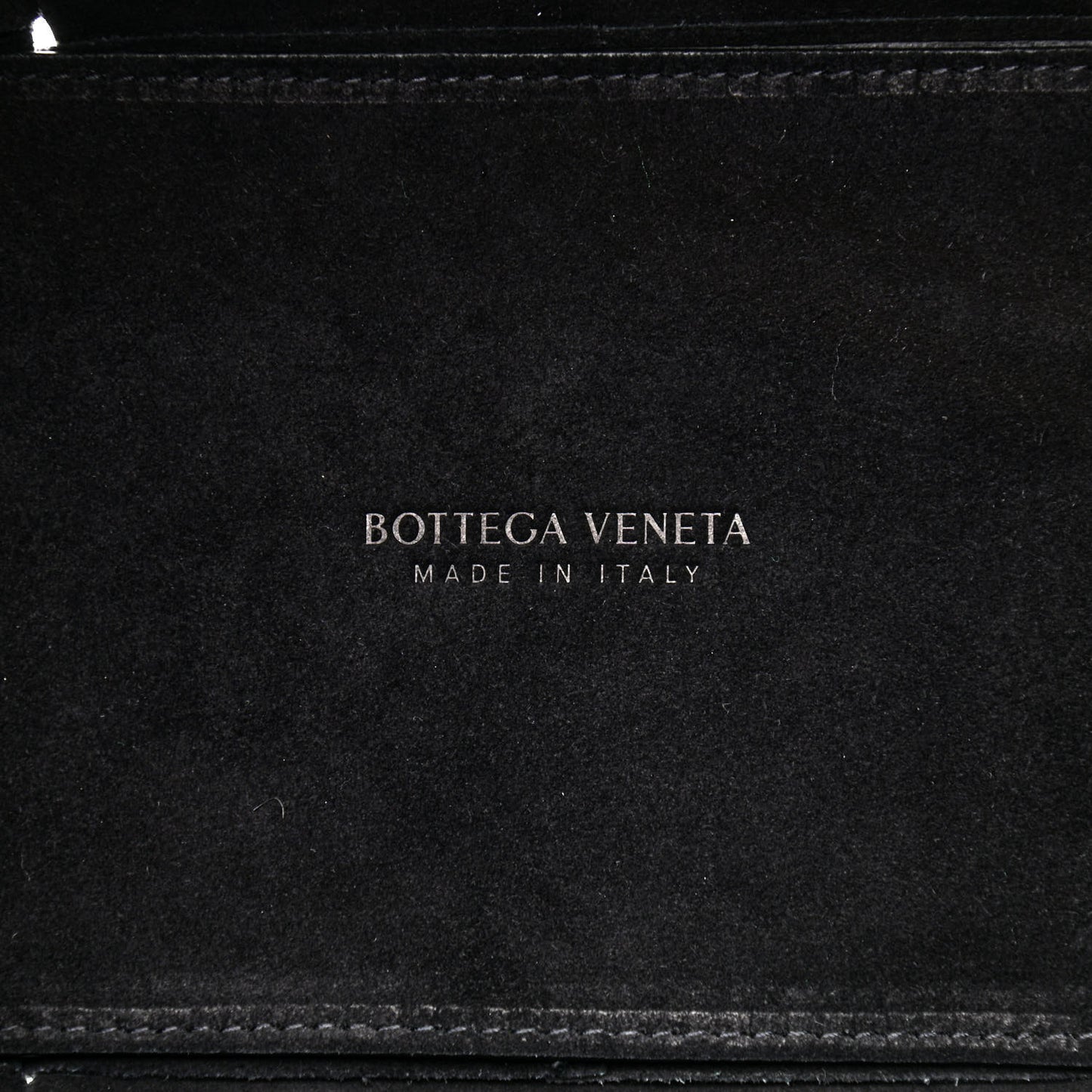 Grained Calfskin Maxi Intrecciato Arco Tote Black