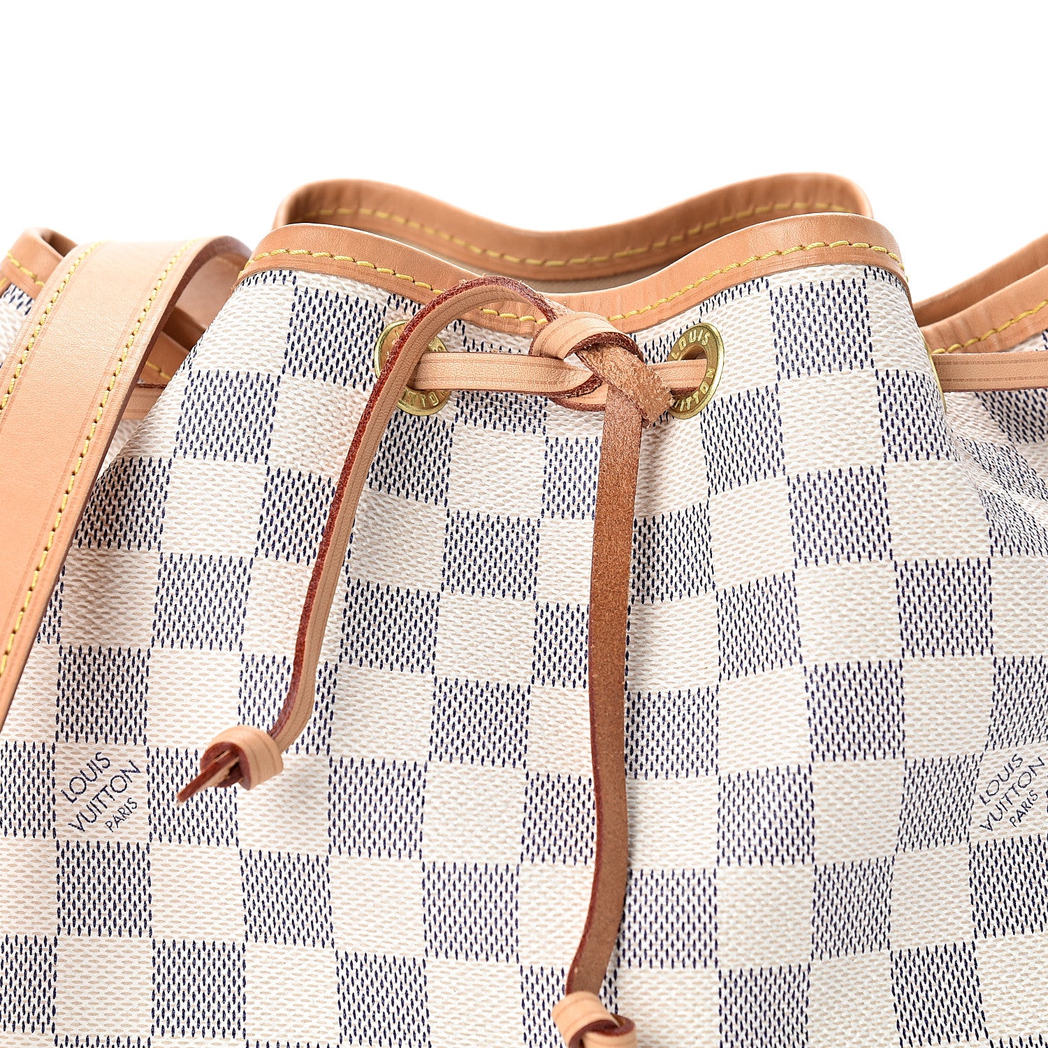 Louis Vuitton Damier Azur Noe BB 8 of 12