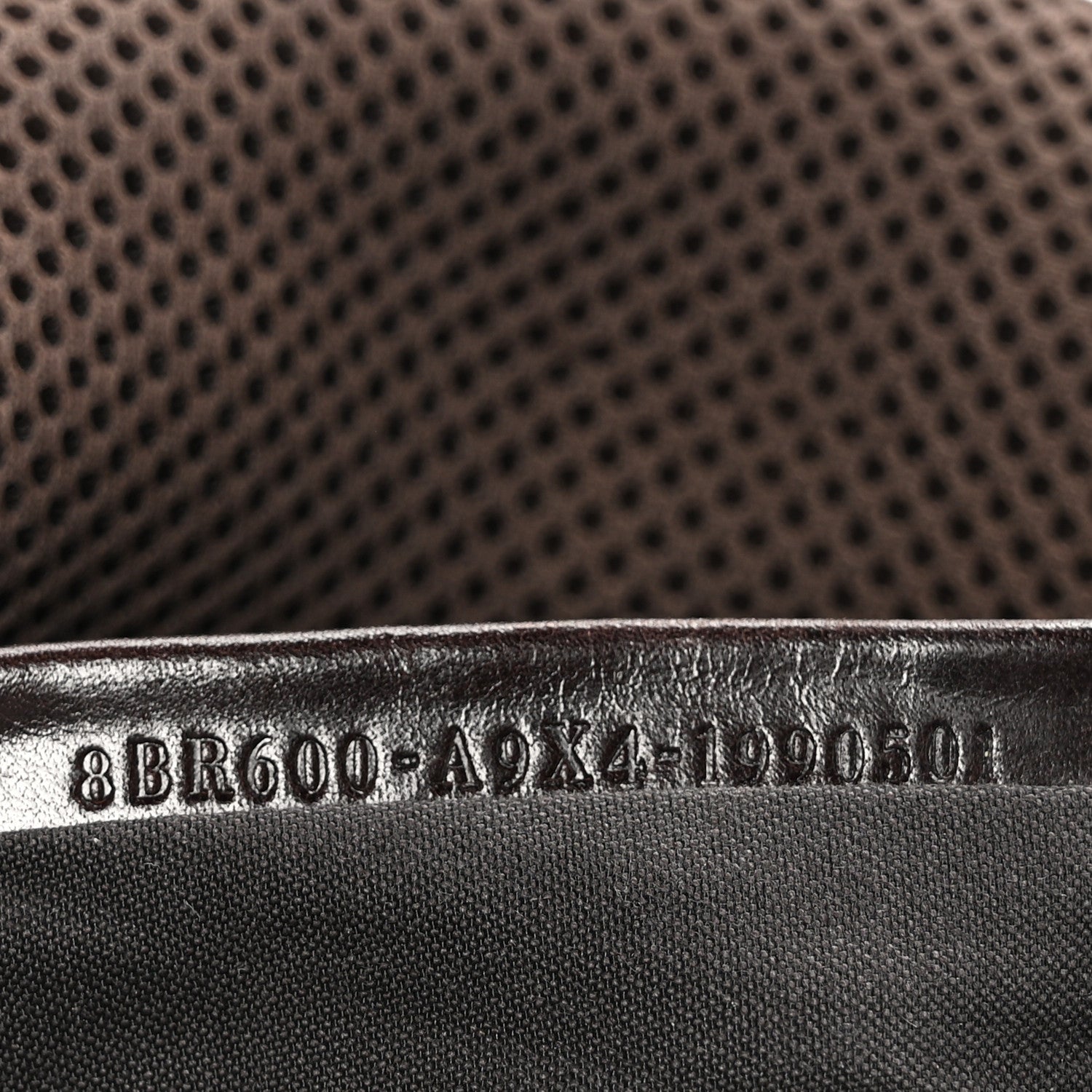 Fendi Patent FF 1974 Embossed Baguette Black 6 of 11