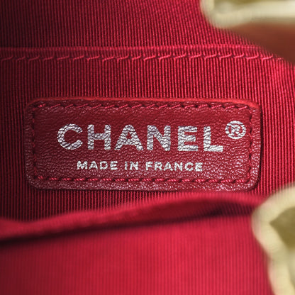 Chanel Metallic Aged Calfskin Quilted Small Gabrielle Bucket Gold 6 of 8