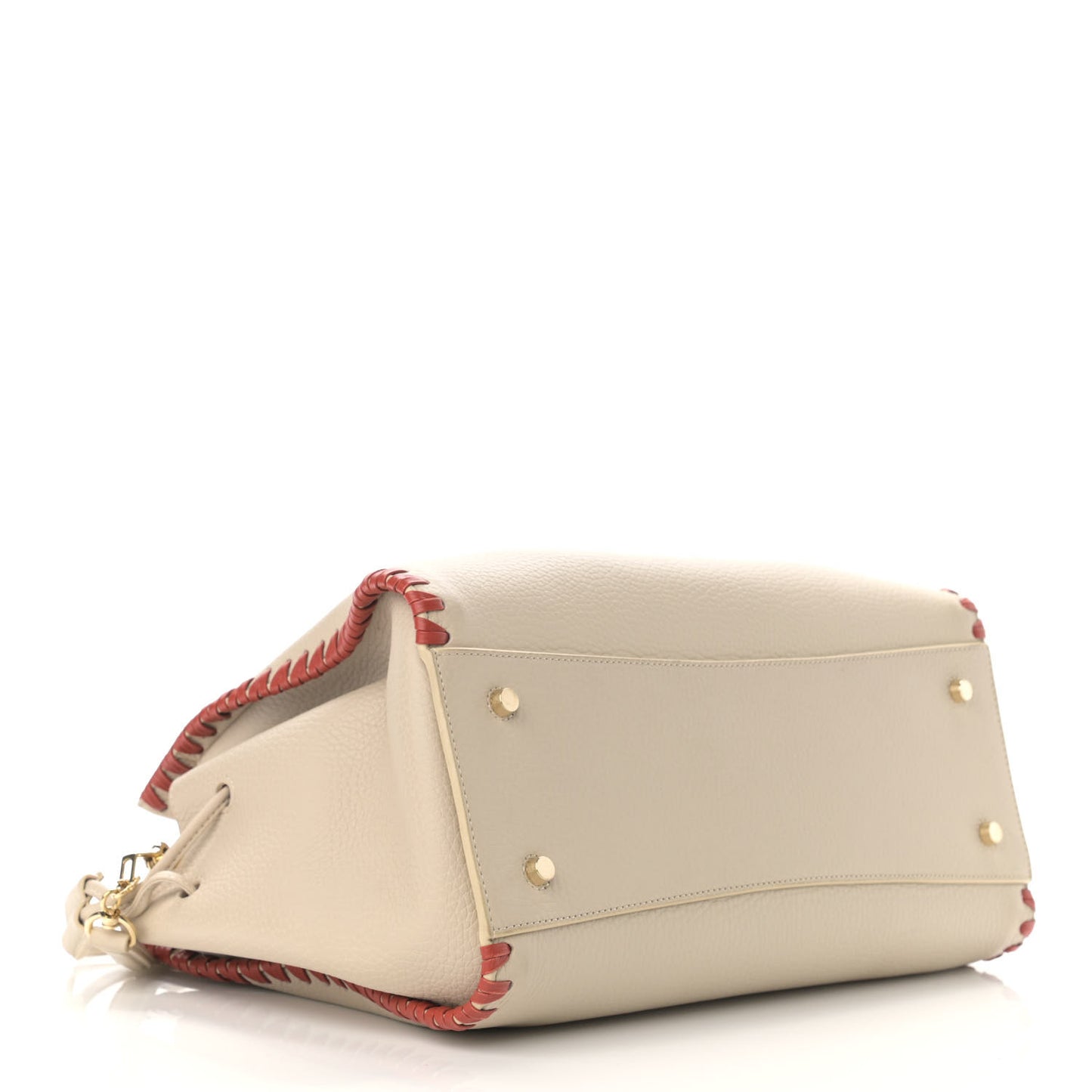 Heavy Grain Braided Edge Iris Tote Chalk