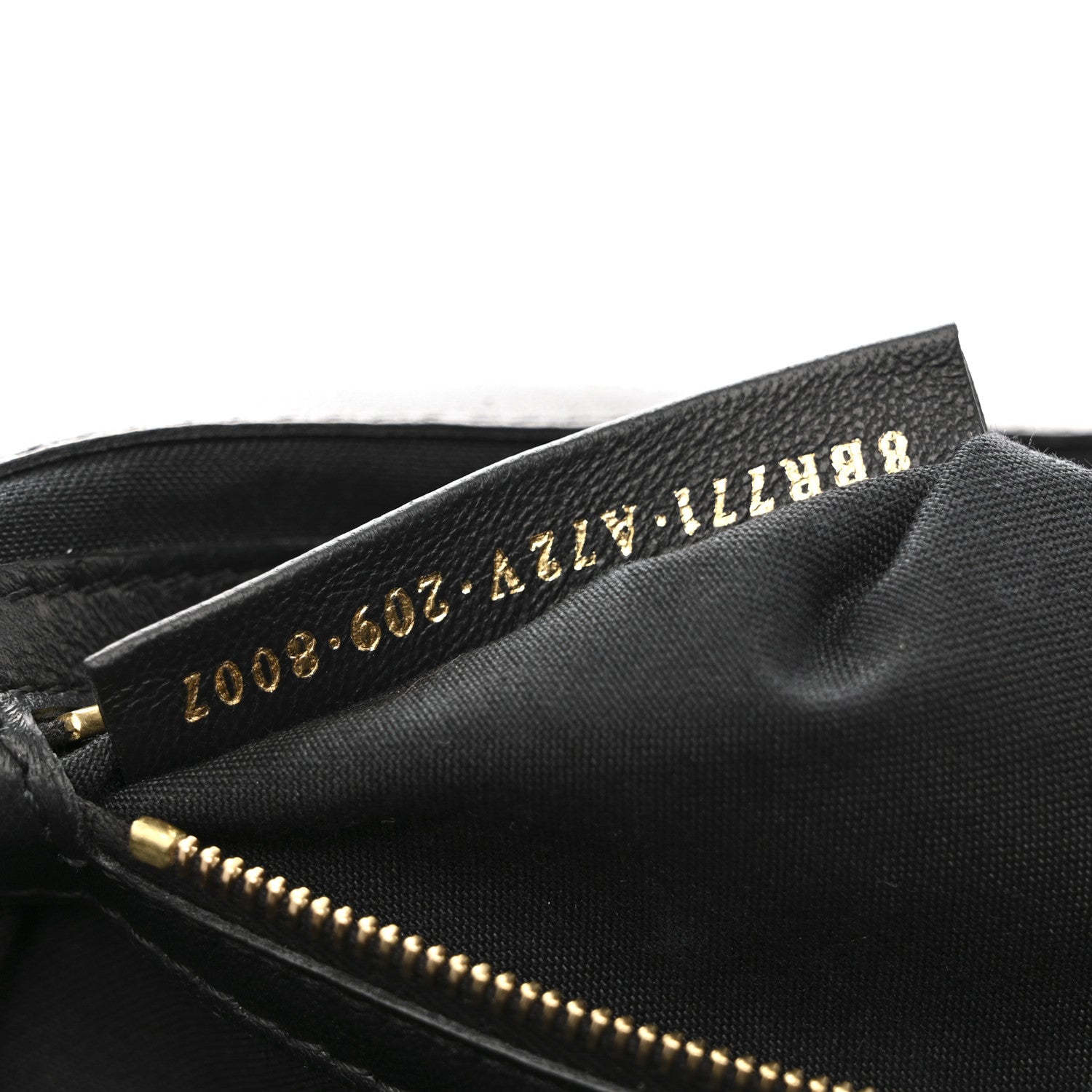 Fendi Nappa FF 1974 Embossed Large Baguette Black 7 of 17