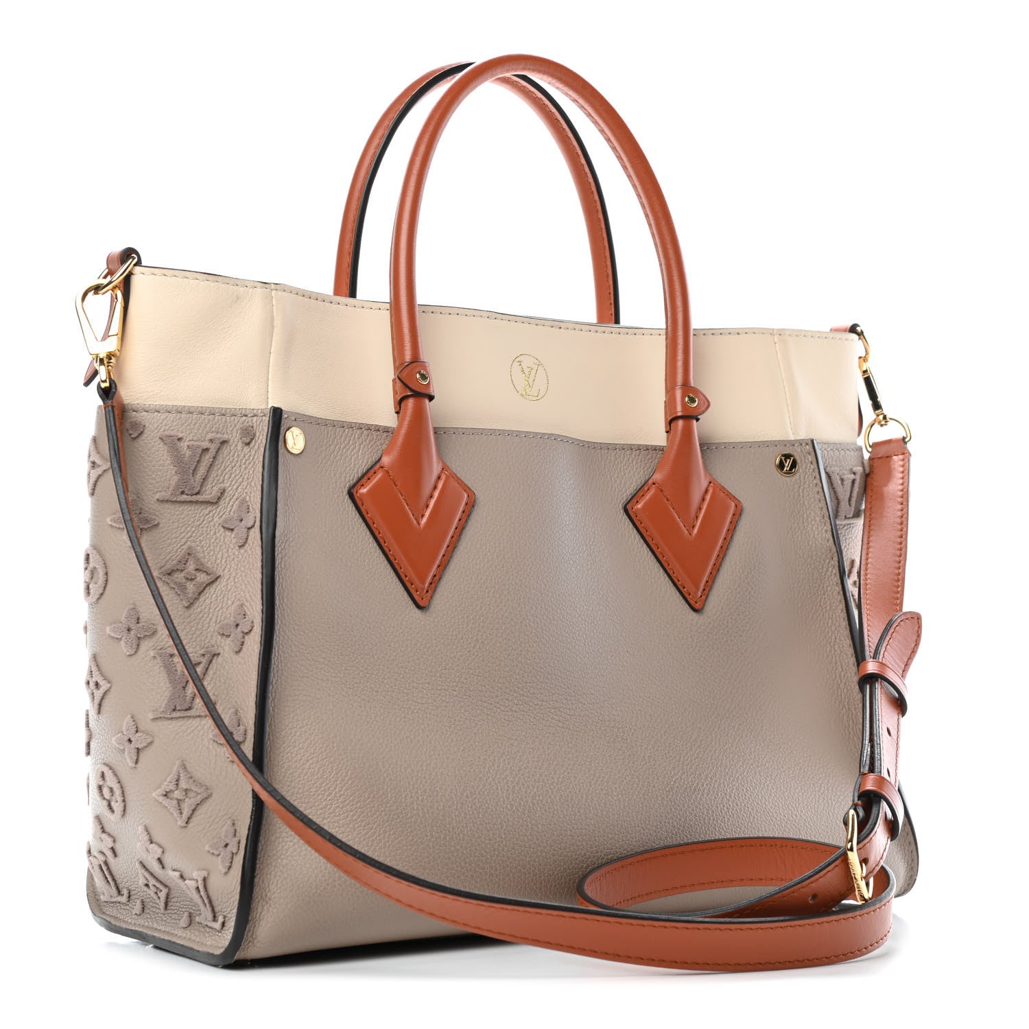 Louis Vuitton Calfskin Monogram Tufting On My Side Galet 2 of 4