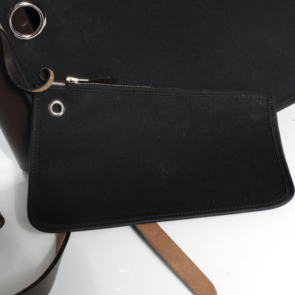 Hermes Toile Herbag Zip MM Black 7 of 11