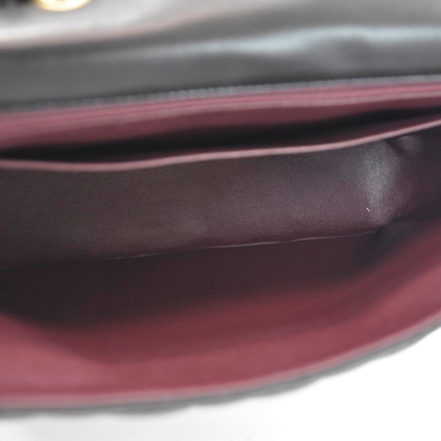 Lambskin Jumbo Single Flap Black