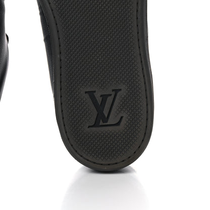 Louis Vuitton Calfskin Nylon Damier Offshore Sneakers 8 Black 6 of 13