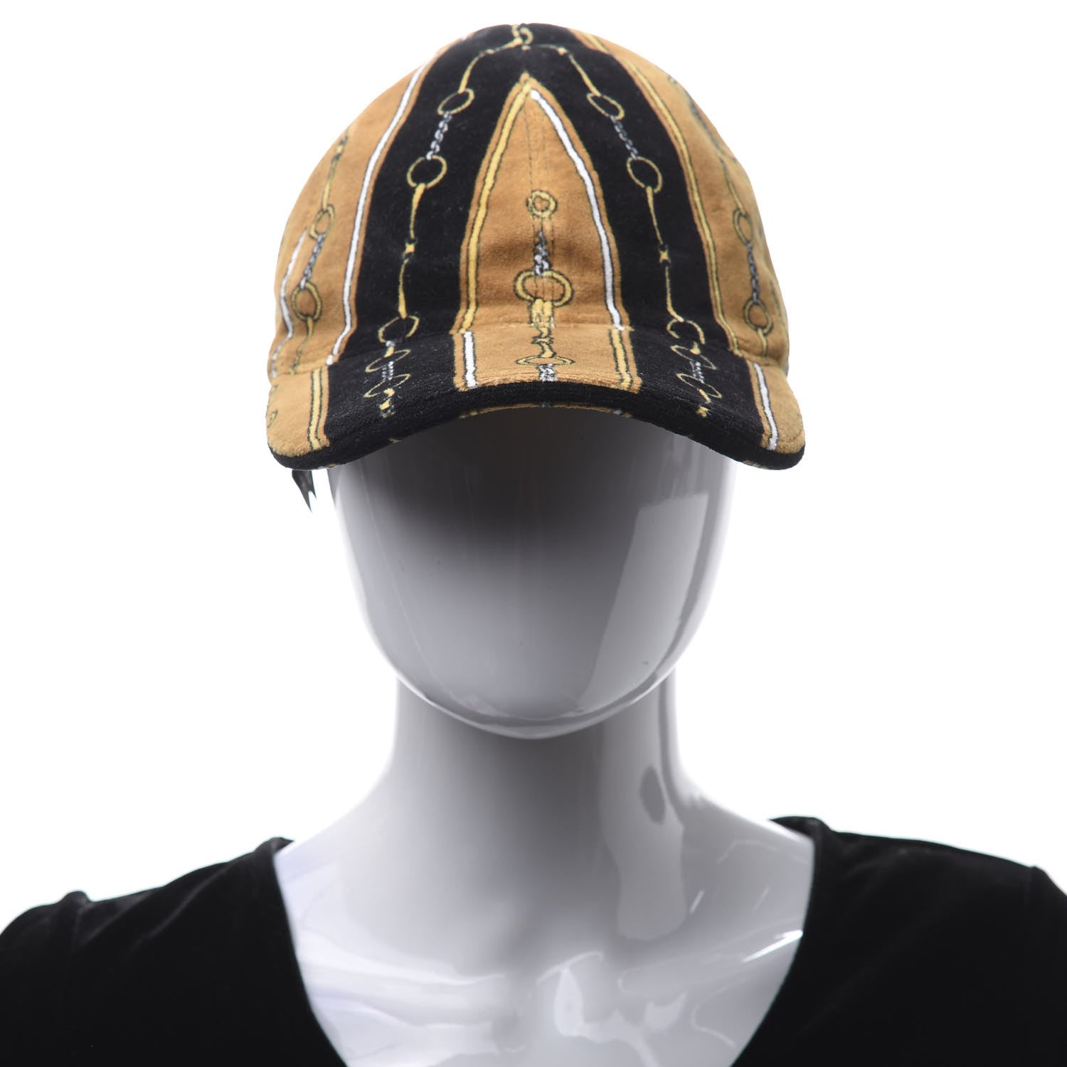 Gucci Chenille Printed Baseball Hat L Black Multicolor 2 of 8